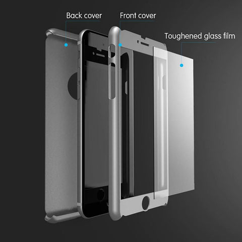 Image of Slim Hybrid Shockproof 360 Case for iPhone