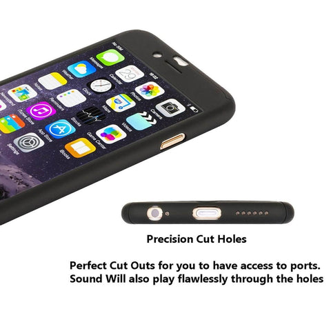 Image of Slim Hybrid Shockproof 360 Case for iPhone
