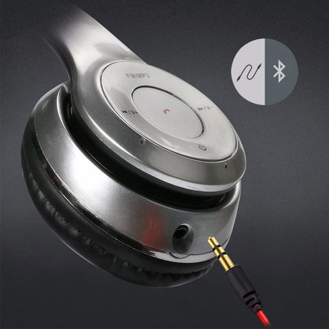 Image of Wireless Noise-Canceling Headphones - Bluetooth On Ear Headset