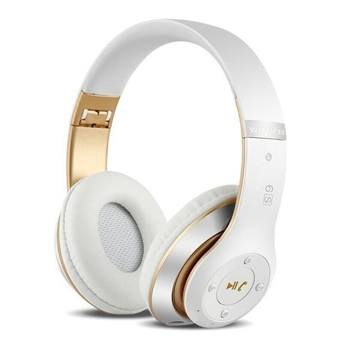 Image of Wireless Headphones Bluetooth Headset Noise Cancelling Over Ear W/ Microphone