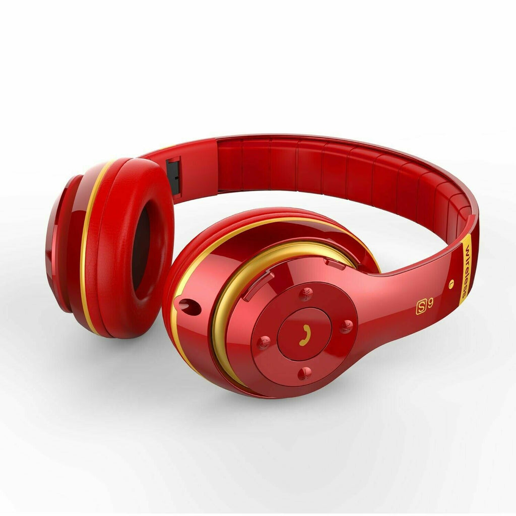 Wireless Headphones Bluetooth Headset Noise Cancelling Over Ear W/ Microphone