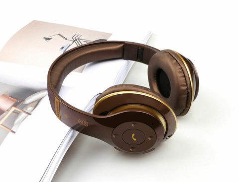 Image of Wireless Headphones Bluetooth Headset Noise Cancelling Over Ear W/ Microphone