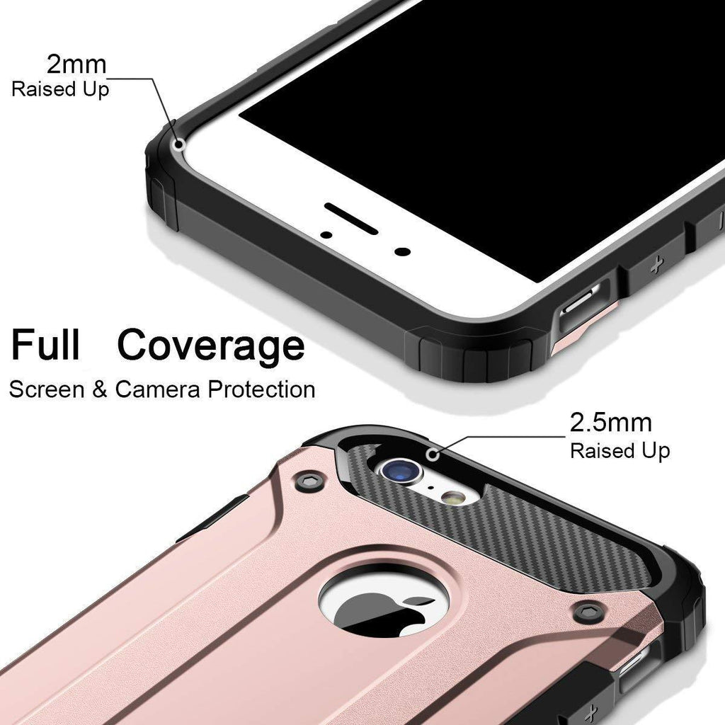 Heavy Duty Shockproof Armor Impact Protection Case for iPhone 5,6,7,8,X,11