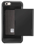 Neutron iPhone 5/5S/SE Shockproof Case with Card Holder - Protective Credit Card Wallet Slot