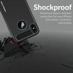 Neutron iPhone X/XS Protective Heavy Duty Armour Shockproof Slim Case with Tempered Glass Screen Protector