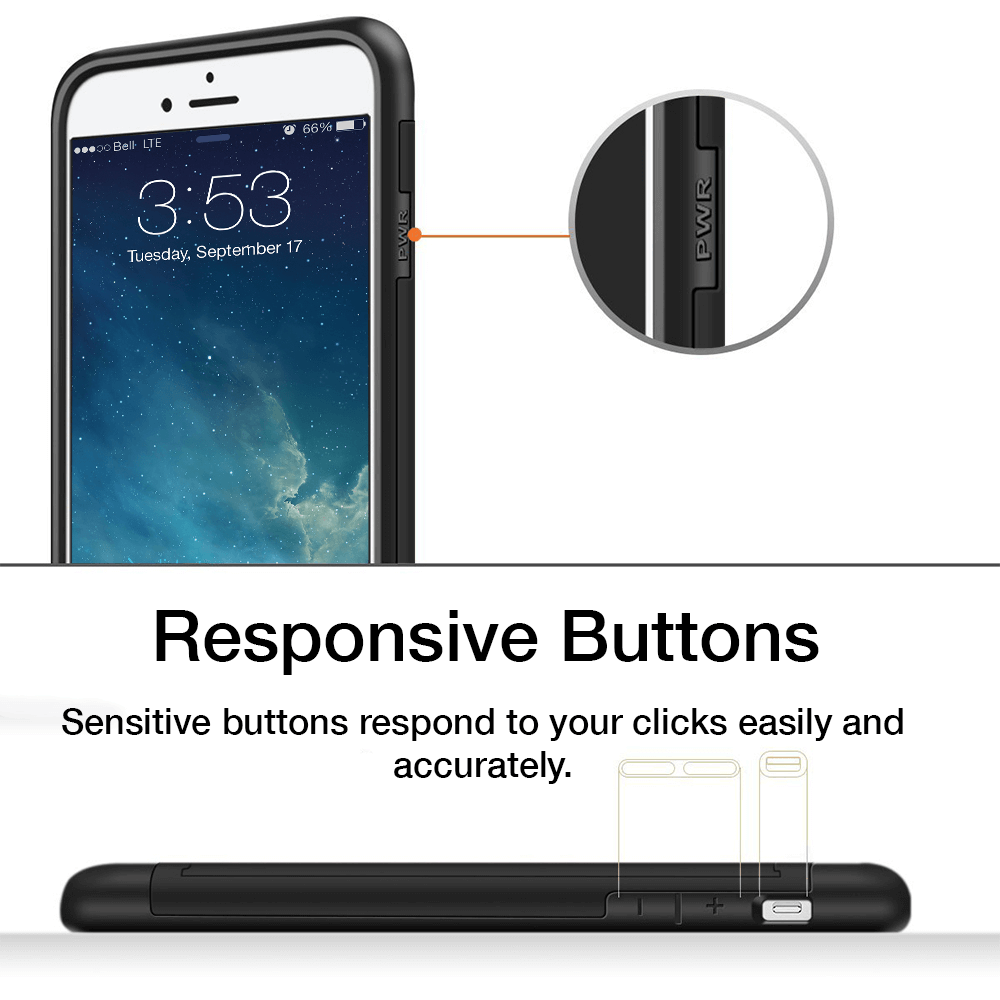 Neutron iPhone Shockproof Case with Card Holder - Protective Credit Card Wallet Slot