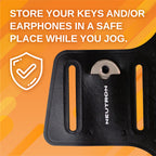 Neutron Armband Cell Phone Running Case with Key Slot and Adjustable Elastic Band for iPhone, Samsung