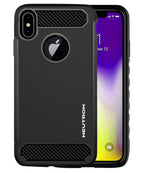 Neutron iPhone X/XS Protective Heavy Duty Armour Shockproof Slim Case with Tempered Glass Screen Protector
