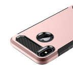 Neutron iPhone X/XS Protective Heavy Duty Armour Shockproof Slim Case with Tempered Glass Screen Protector