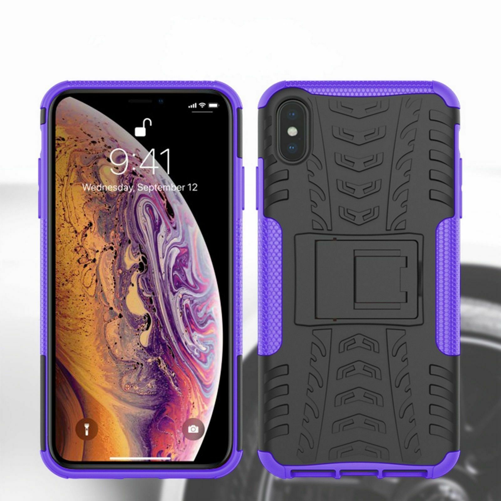 Hybrid Shockproof Heavy Duty Back Case for iPhone 5,6,7,8,X,XR,11