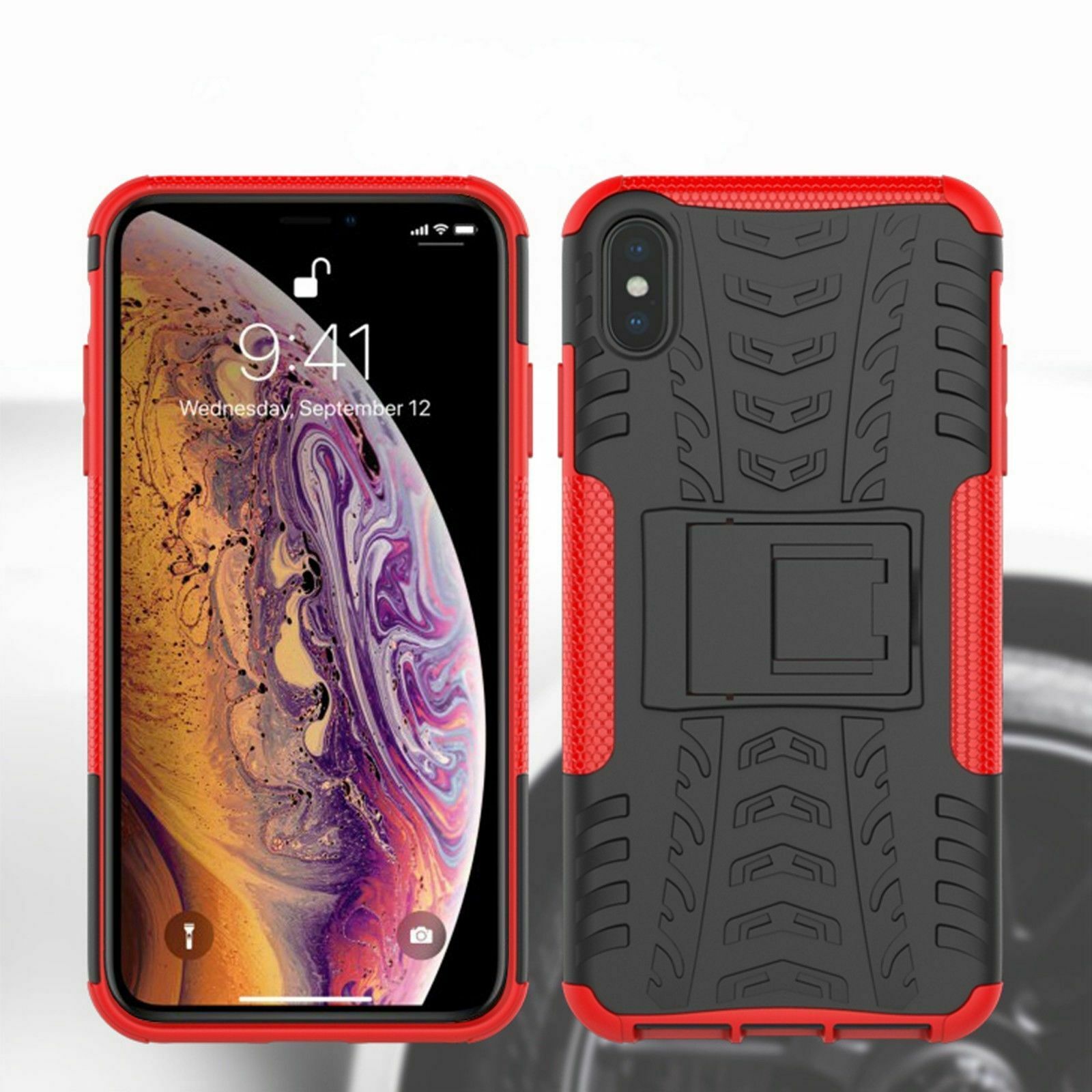 Hybrid Shockproof Heavy Duty Back Case for iPhone 5,6,7,8,X,XR,11