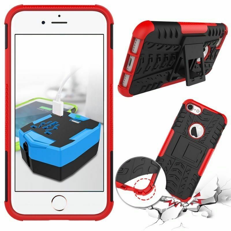 Hybrid Shockproof Heavy Duty Back Case for iPhone 5,6,7,8,X,XR,11
