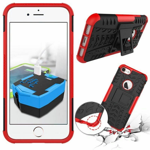 Image of Hybrid Shockproof Heavy Duty Back Case for iPhone 5,6,7,8,X,XR,11