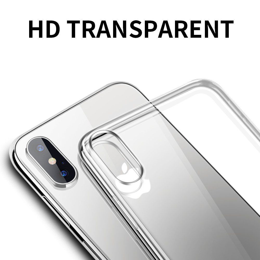 Crystal Clear iPhone X/XS Transparent Slim Case