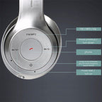 Wireless Noise-Canceling Headphones - Bluetooth On Ear Headset