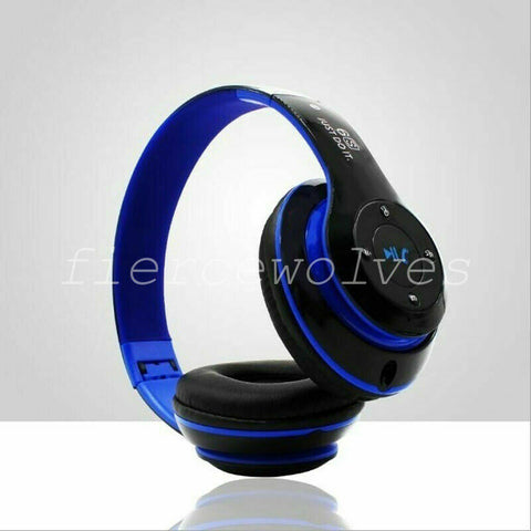 Wireless Headphones Bluetooth Headset Noise Cancelling Over Ear W/ Microphone