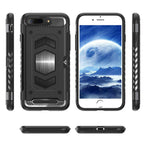 Slim Shockproof Tough Armour iPhone Case with Magnetic Mount & Card Holder