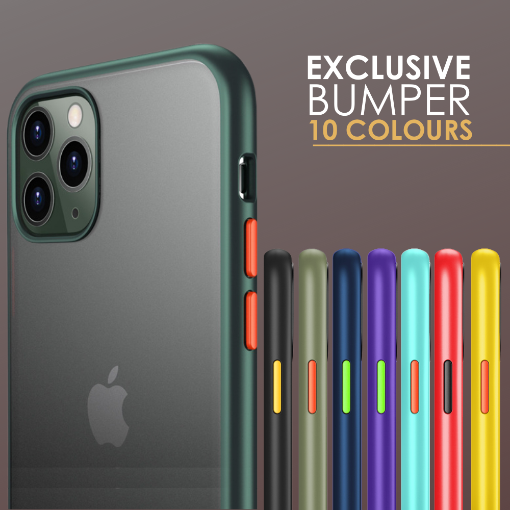 Bumper Silicone Shockproof Case for iPhone 11,11 Pro,11 Pro Max X XS XR 6 7 8