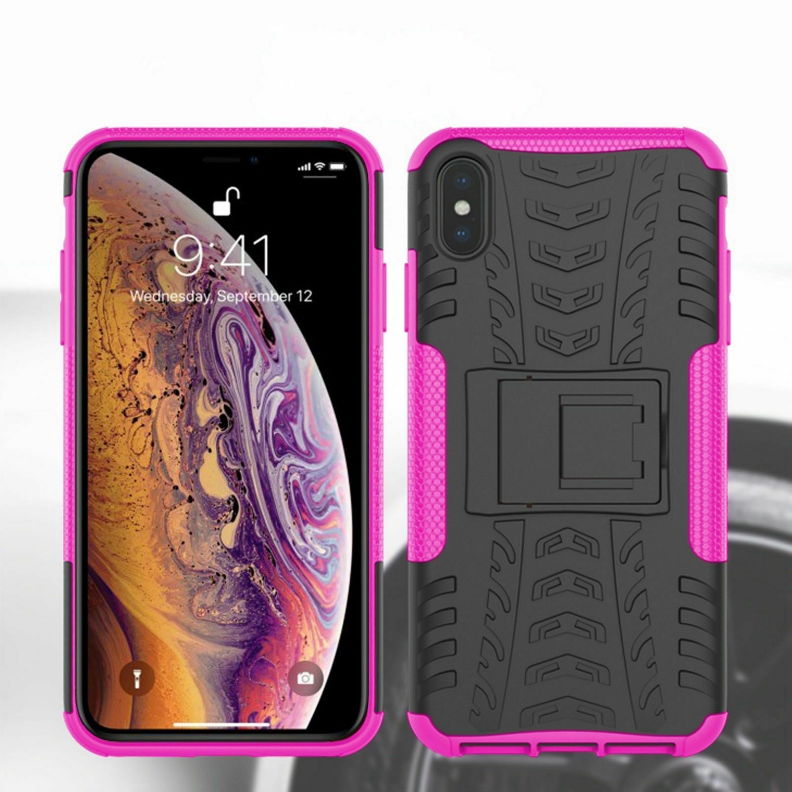 Hybrid Shockproof Heavy Duty Back Case for iPhone 5,6,7,8,X,XR,11