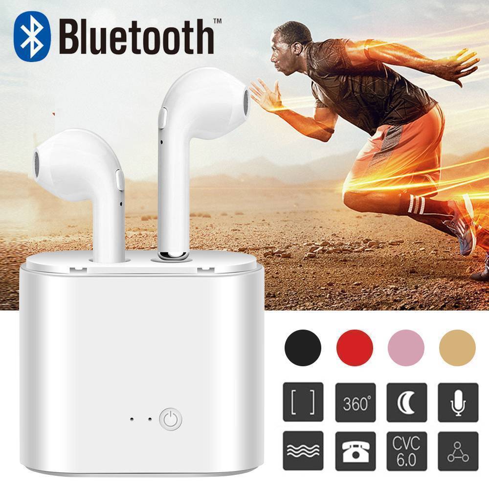 Bluetooth Wireless Earphones / Earbuds For Apple iPhone with Charging Case