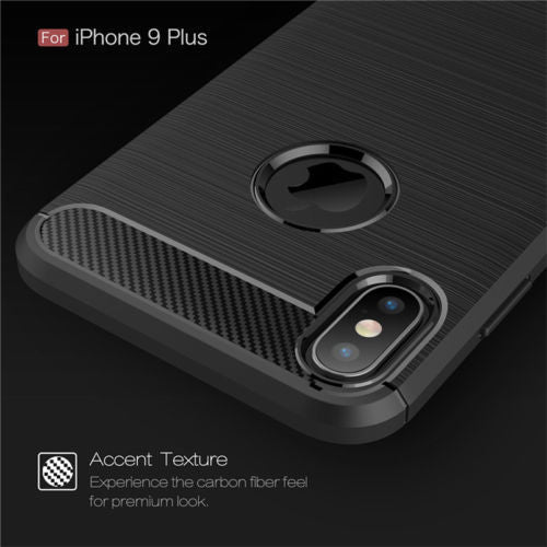 Slim Carbon Fibre Shockproof Case for iPhone 6,7,8,X